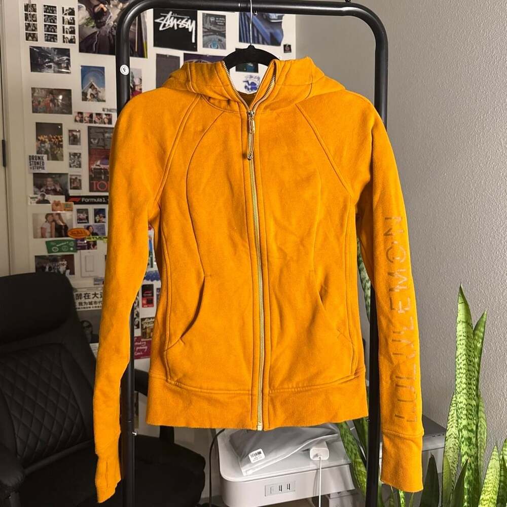 Lululemon Lunar New Year Scuba Full Zip Hoodie Gold Size 4